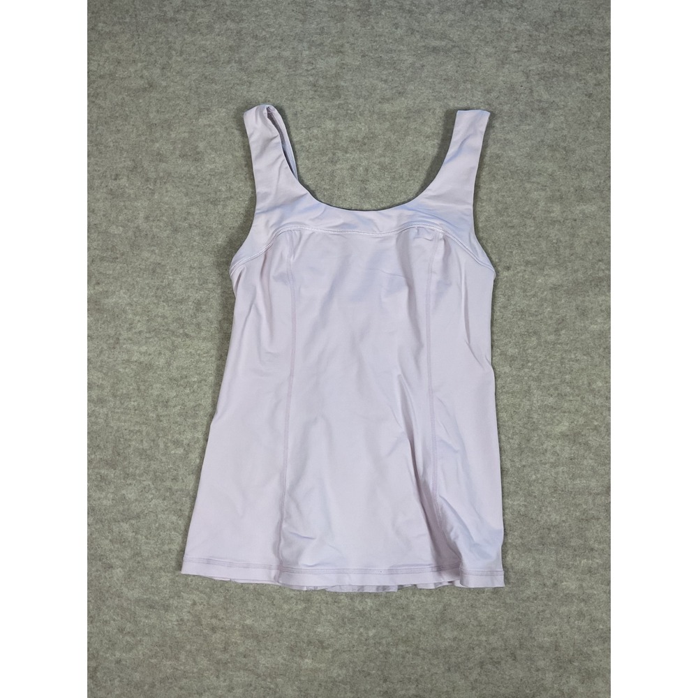 Lululemon Run Free Tank Ruffle Back in Heathered Lilac Size 4 Light Purple